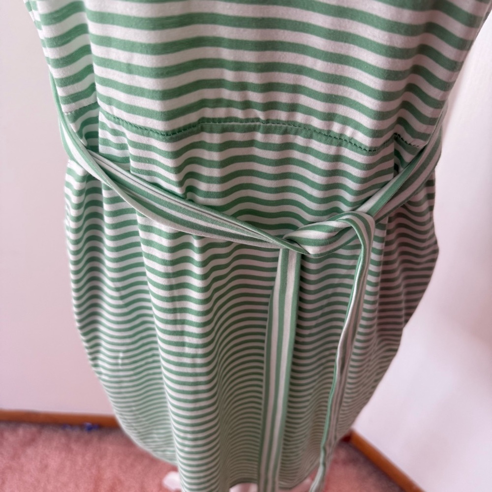 Green Ribbed Sheath Mini Dress - Picture 5 of 10